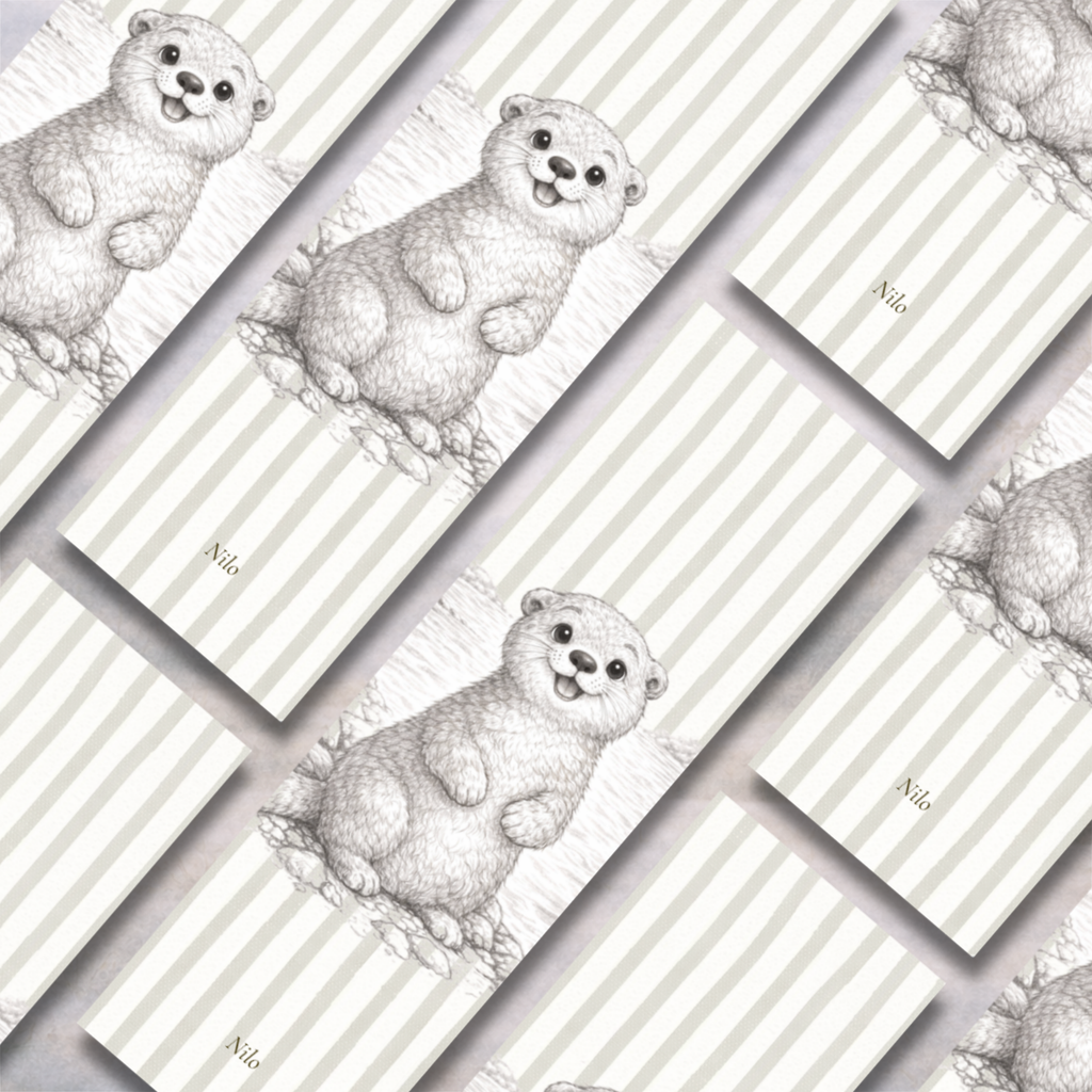 Nilo the Sea Otter | “I Am Kind” Affirmation Bookmark