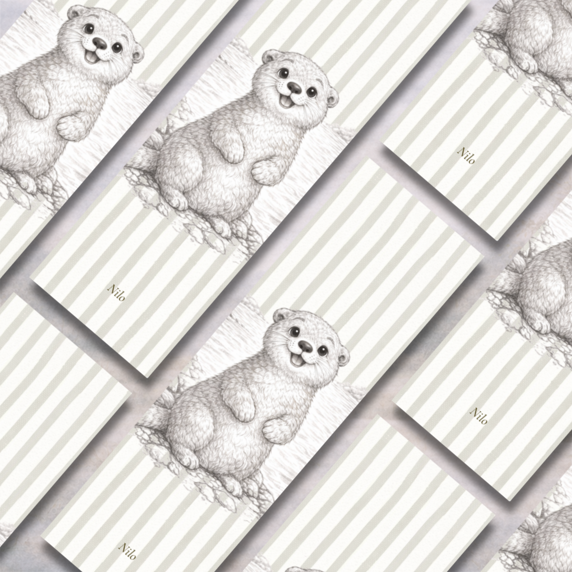 Nilo the Sea Otter | “I Am Kind” Affirmation Bookmark