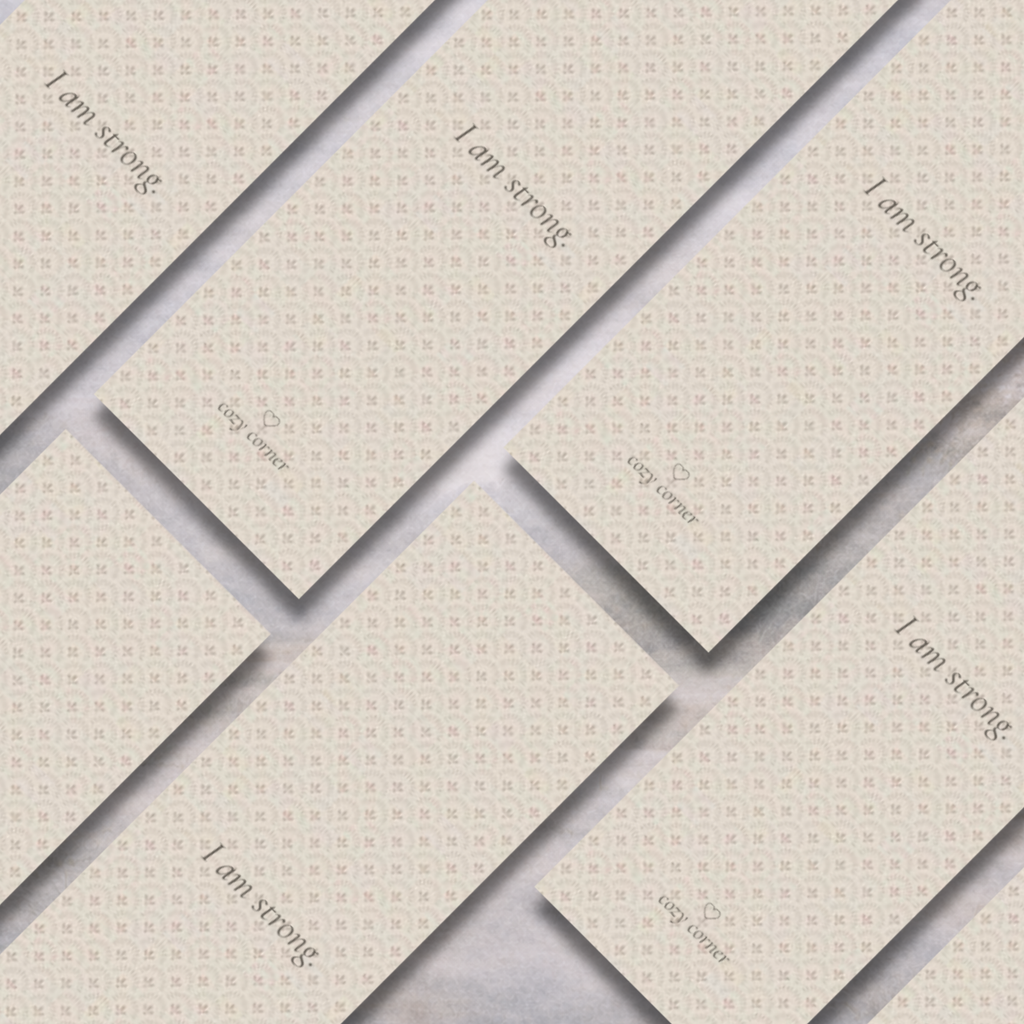Maple the Horse | “I Am Strong” Affirmation Bookmark