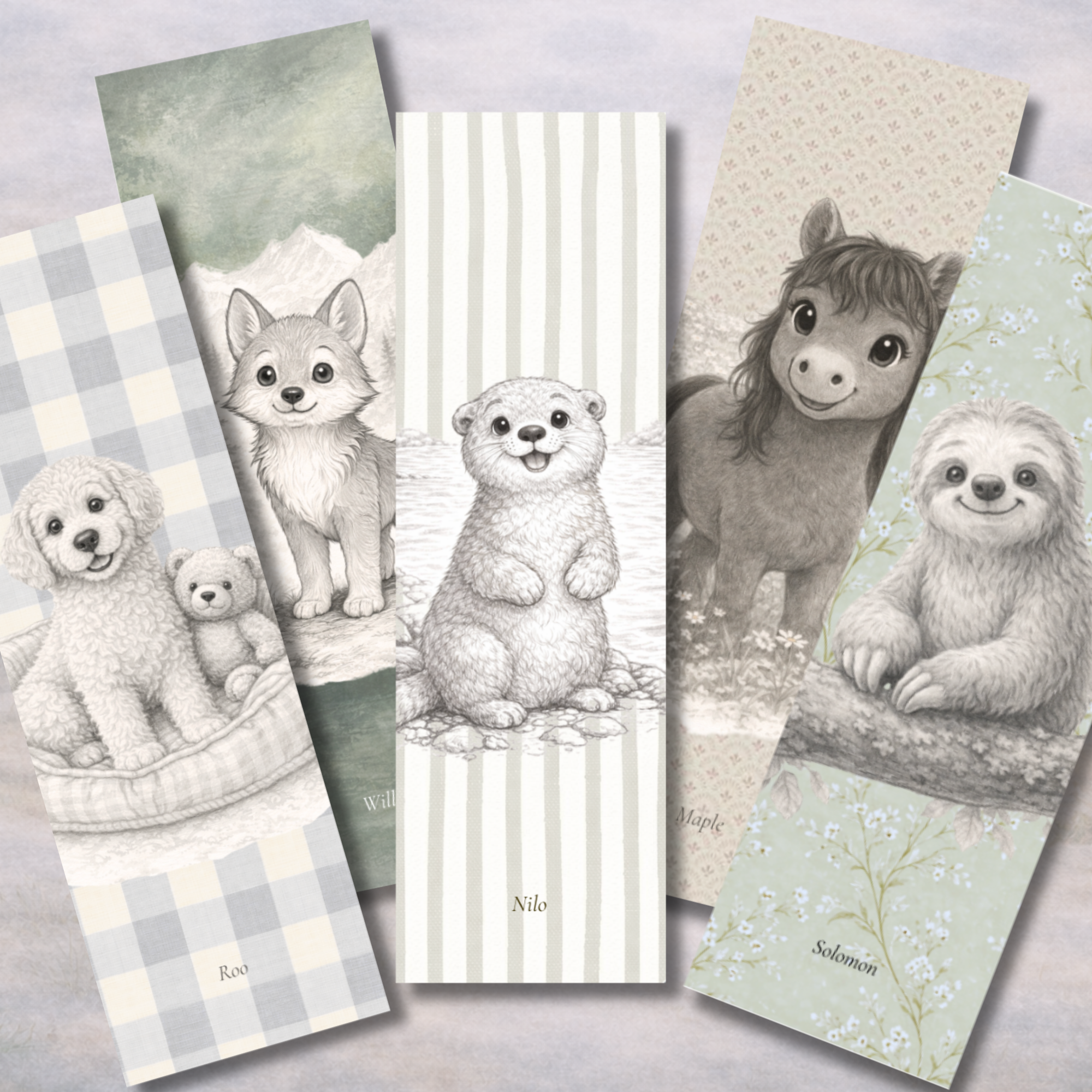 Nilo the Sea Otter | “I Am Kind” Affirmation Bookmark
